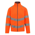 Front - Regatta Unisex Adult Pro Contract Thor High-Vis Fleece Jacket