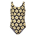 Front - Regatta Girls Orla Kiely Spinning Flower One Piece Swimsuit