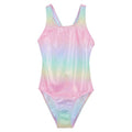 Front - Regatta Girls Katrisse Mermaid Shimmer One Piece Swimsuit