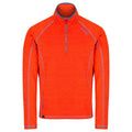 Front - Regatta Mens Yonder Quick Dry Moisture Wicking Half Zip Fleece Jacket