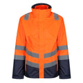 Front - Regatta Mens Pro 3 in 1 Hi-Vis Jacket