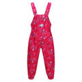 Front - Regatta Childrens/Kids Muddy Puddle Peppa Pig Floral Dungarees