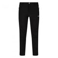 Navy - Front - Regatta Great Outdoors Mens Adventure Tech Geo II Wind Resistant Long Leg Softshell Trousers