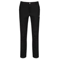 Navy - Front - Regatta Great Outdoors Mens Adventure Tech Geo II Wind Resistant Regular Leg Softshell Trousers