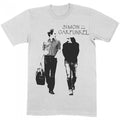 Front - Simon & Garfunkel Unisex Adult Walking Heather T-Shirt