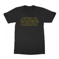 Front - Star Wars Unisex Adult Outline Logo T-Shirt