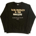 Front - Bob Marley Unisex Adult Wailers European Tour ´77 Sweatshirt