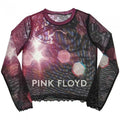 Front - Pink Floyd Womens/Ladies Knebworth ´90 Mesh Long-Sleeved T-Shirt