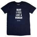 Front - Shania Twain Unisex Adult Feel Like A Woman T-Shirt