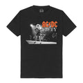 Front - AC/DC Unisex Adult On Stage Fifty Back Print T-Shirt