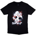 Front - Friday 13th Unisex Adult Jason Blood Splat T-Shirt