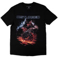 Front - Disturbed Unisex Adult European Tour ´23 Medallion T-Shirt