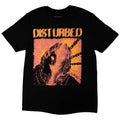 Front - Disturbed Unisex Adult European Tour ´23 Split Face T-Shirt