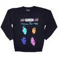 Front - Queen Unisex Adult American Tour 1982 Sweatshirt