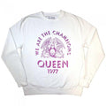 Front - Queen Unisex Adult Champions 1977 Sweatshirt