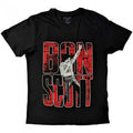 Front - Bon Scott Unisex Adult Big Type T-Shirt