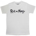 Front - Rick And Morty Unisex Adult Monochrome Logo T-Shirt