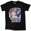 Front - Spider-Man Unisex Adult Protector Of New York T-Shirt