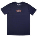 Front - AC/DC Unisex Adult Mini Oval Logo T-Shirt