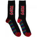 Front - Kiss Unisex Adult Logo Strip Socks