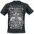 Front - Asking Alexandria Unisex Adult Skull Stack T-Shirt