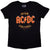 Front - AC/DC Womens/Ladies High Voltage Rock N Roll Back Print T-Shirt