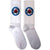 Front - The Jam Unisex Adult Target Logo Terrycloth Socks