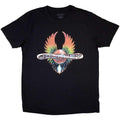 Front - Journey Unisex Adult Wings Tie Dye T-Shirt