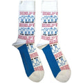 Front - The Beatles Unisex Adult Help! Outlines Repeat Socks