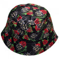 Front - Cypress Hill Unisex Adult Skull And Roses Bucket Hat