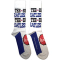 Front - The Beatles Unisex Adult Budokan Poster & Drum Logo Socks