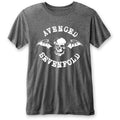 Front - Avenged Sevenfold Unisex Adult Deathbat Burnout T-Shirt