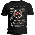 Front - Slayer Unisex Adult Haunting 84 Flier T-Shirt