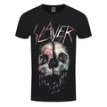 Front - Slayer Unisex Adult Cleaved Skull T-Shirt