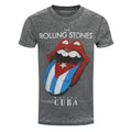 Front - The Rolling Stones Unisex Adult Havana Cuba Burnout T-Shirt