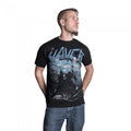 Front - Slayer Unisex Adult Soldier Cross T-Shirt