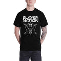 Front - Slayer Unisex Adult Nation T-Shirt