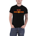 Front - AC/DC Unisex Adult Stripe Logo T-Shirt