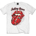 White - Front - The Rolling Stones Unisex Adult Tattoo T-Shirt