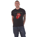 Front - The Rolling Stones Unisex Adult Plastered Tongue T-Shirt