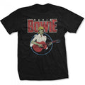 Front - David Bowie Unisex Adult Acoustic Bootleg T-Shirt