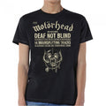 Front - Motorhead Unisex Adult Deaf Not Blind T-Shirt