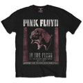 Black - Front - Pink Floyd Unisex Adult In The Flesh T-Shirt