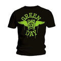 Black-Green - Front - Green Day Unisex Adult Neon T-Shirt