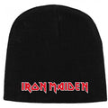 Front - Iron Maiden Unisex Adult Logo Beanie