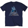 Front - Def Leppard Unisex Adult Triangle Logo T-Shirt