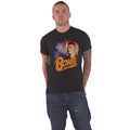 Front - David Bowie Unisex Adult Retro T-Shirt