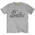 Grey - Front - The Beatles Unisex Adult Bug Logo T-Shirt