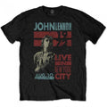 Front - John Lennon Unisex Adult Live In NYC T-Shirt