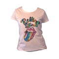 Front - The Rolling Stones Womens/Ladies Tie Dye Cotton T-Shirt